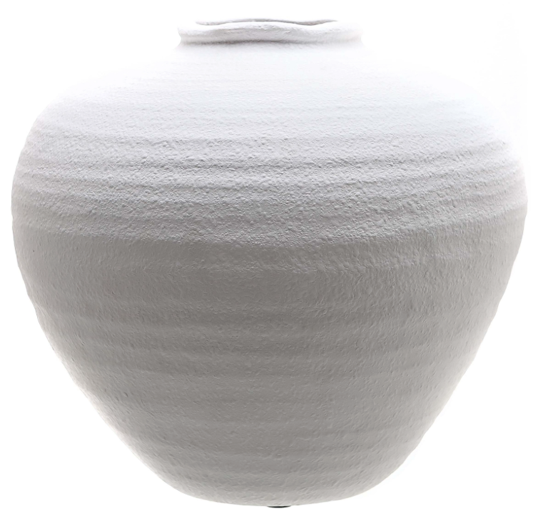 Matt White Ceramic Vase