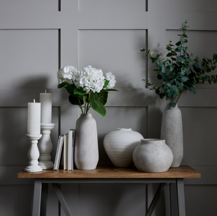 Matt White Ceramic Vase