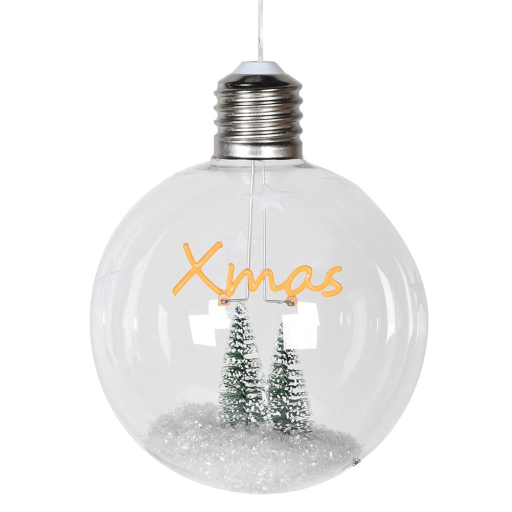 light up xmas tree bauble