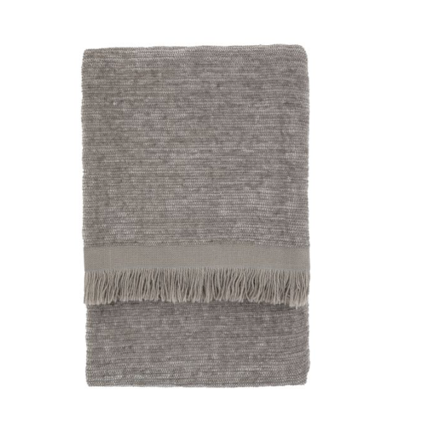 Haven Chenille Throw - Grey